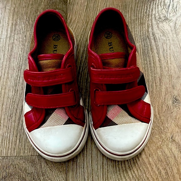 Authentic burberry toddler shoes